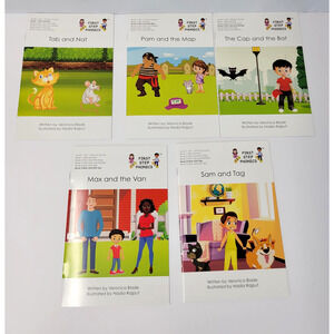 First Step Phonics Level One Set 1 Short A Beginning Readers 5 Books Paperback